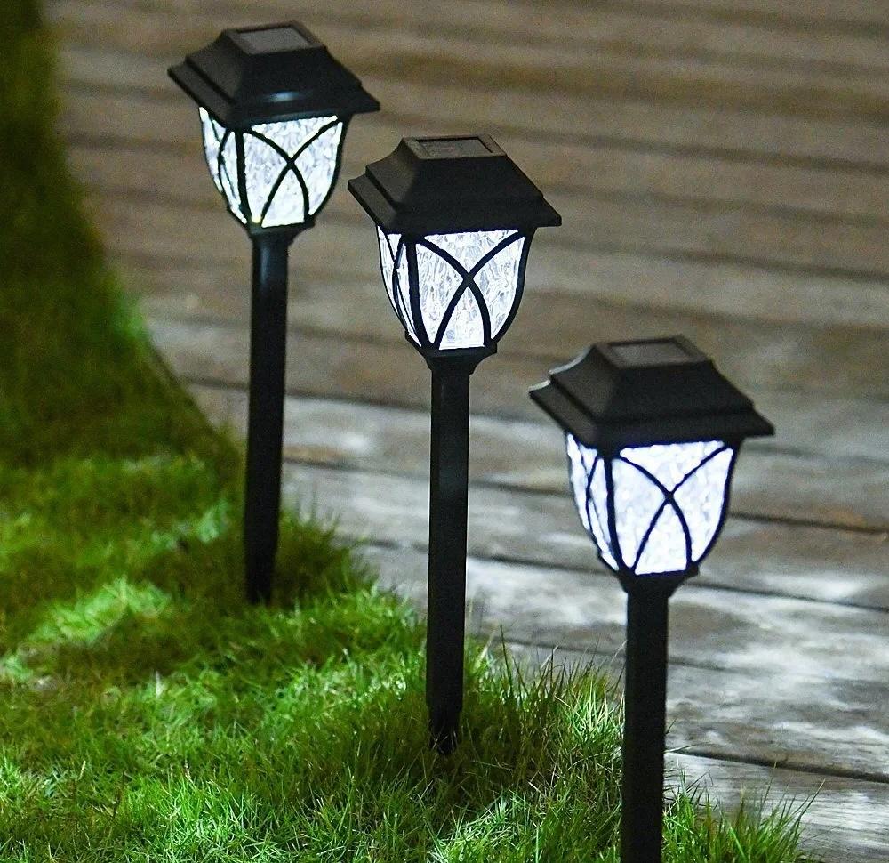 “夜空下的莹莹光亮 太阳能草坪灯，宁静中的庭院守护者”